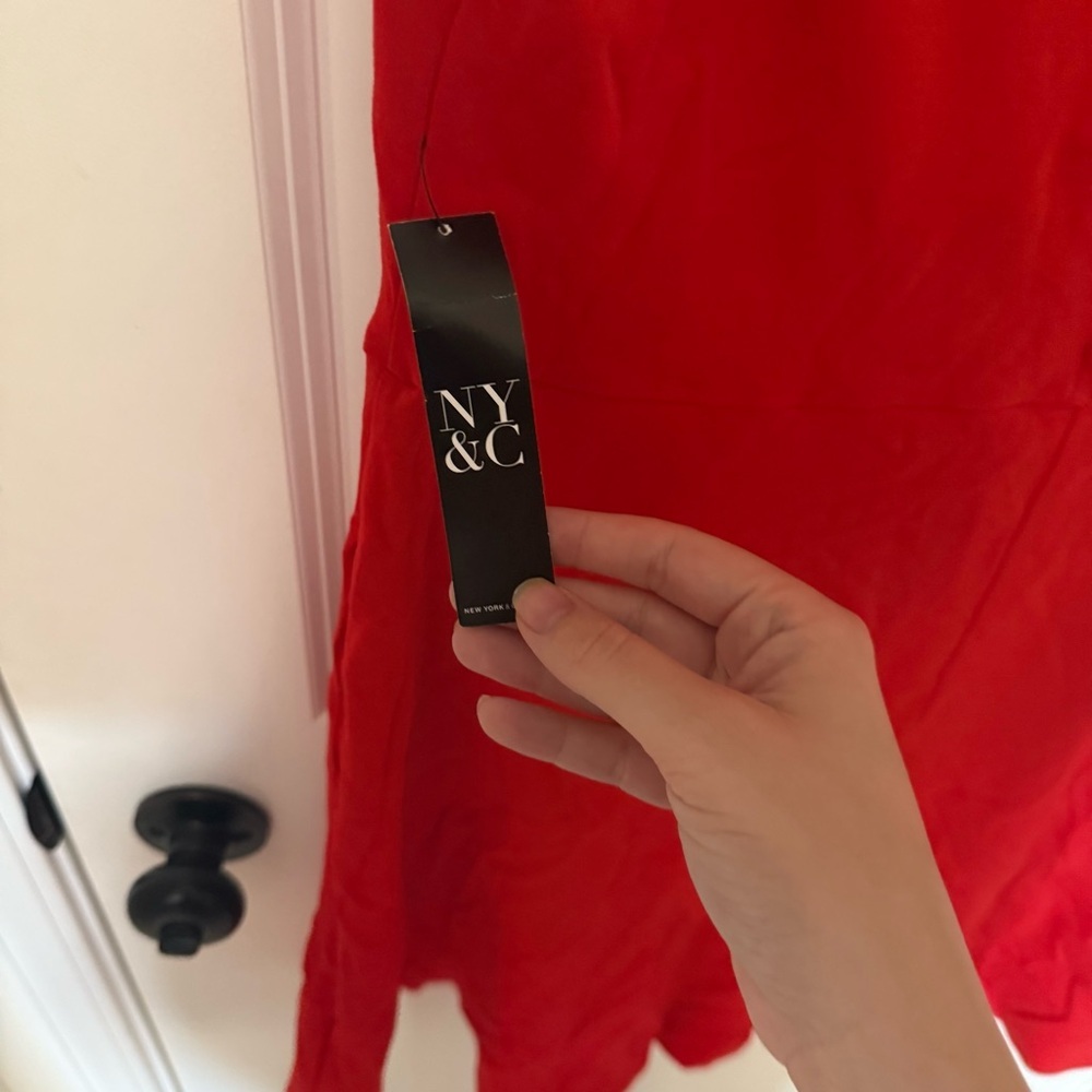 New York & Company Red Mini Dress - Picture 4 of 8